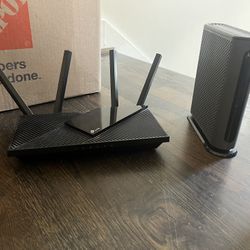 TP Link AX Router + Motorola Modem