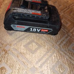 BOSCH 18 V BATTERY