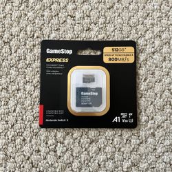 Nintendo Switch 2 512GB Express Micro SD Card GameStop w/ Adapter In HAND (RARE)