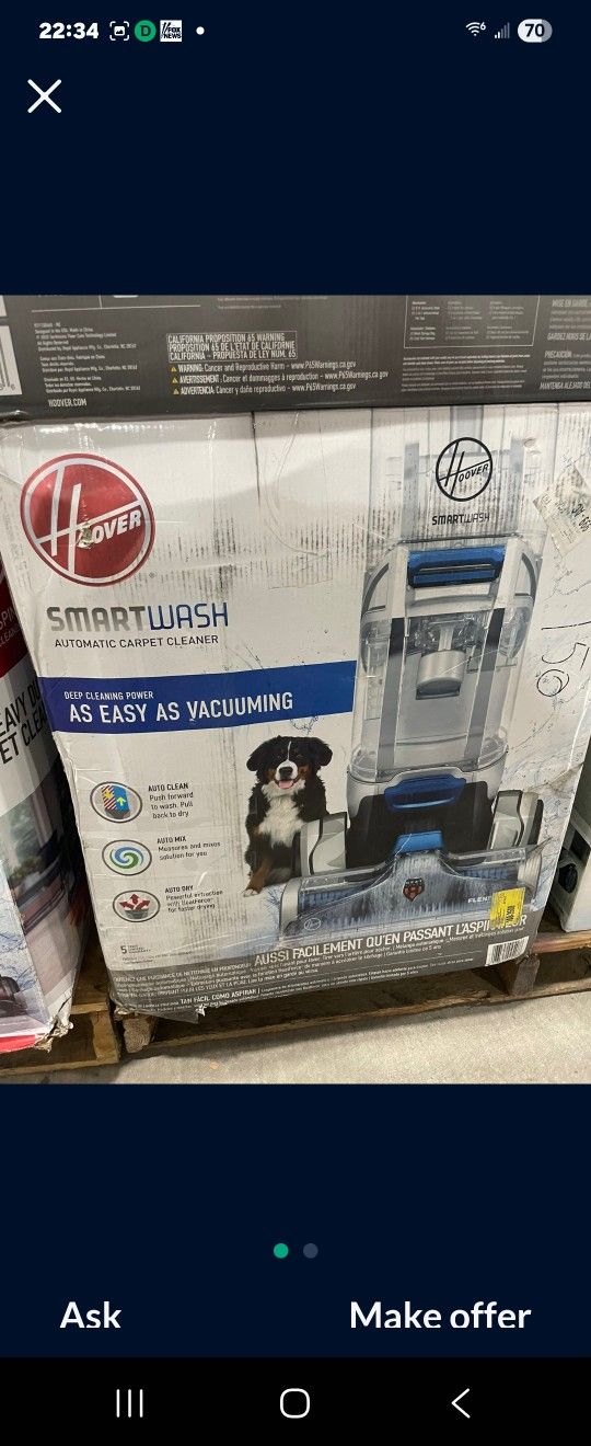 Hoover SMARTWASH CARPET CLEANER