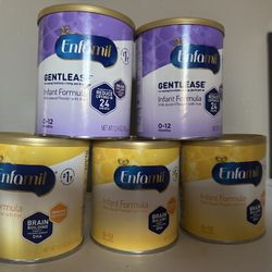 Enfamil cans