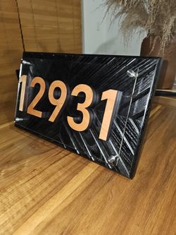 Custom Home Address Plaque 