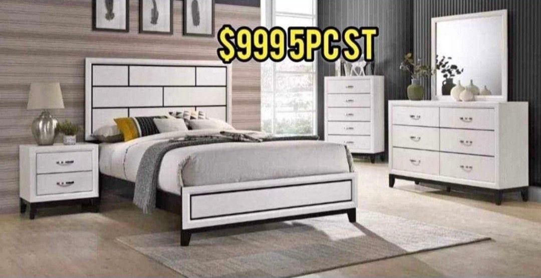 Brand New 5pc Bedroom Set For $999
