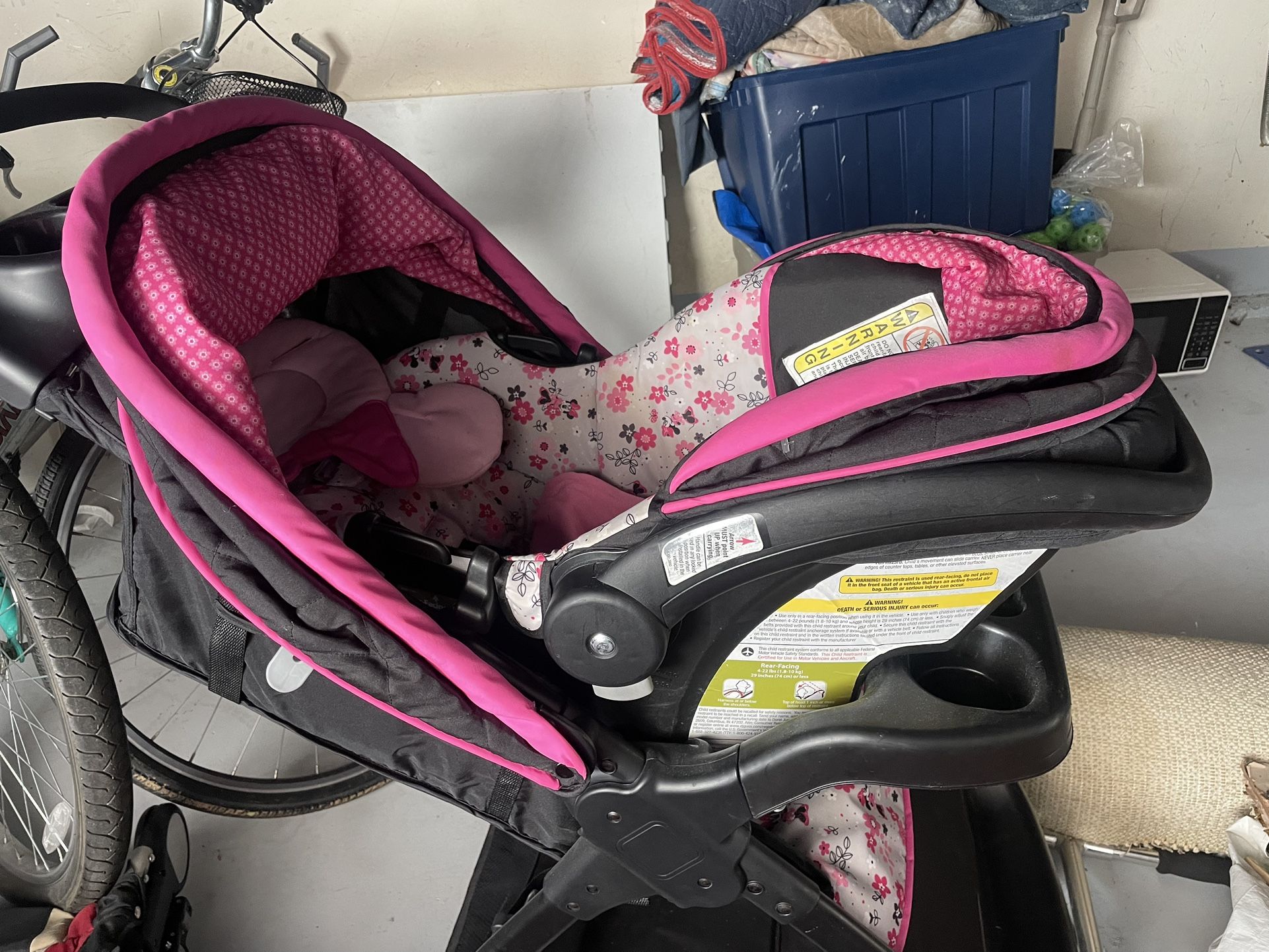 Disney Stroller With Car Seat And Jogging Stroller Plus Car seat 