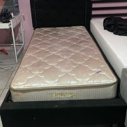 Twin Sized Bed Frame Comes W/ Or Without Mattress