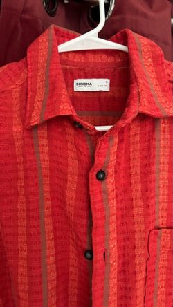 Sonoma Men's Striped Button-Down Shirt Size S