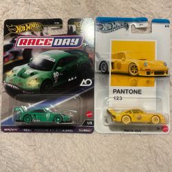 HOT WHEELS PORSCHE Race Day REXY 911 PANTONE 934/5