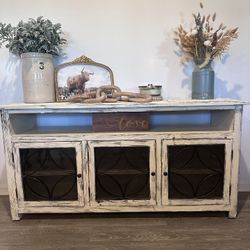 Farmstyle Cream Buffet/ Tv Stand 