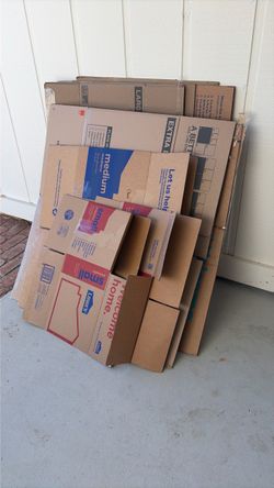 Free moving boxes! All sizes