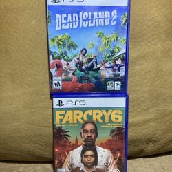 DEAD ISLAND 2/ FARCRY6 PS5 Games Bundle 