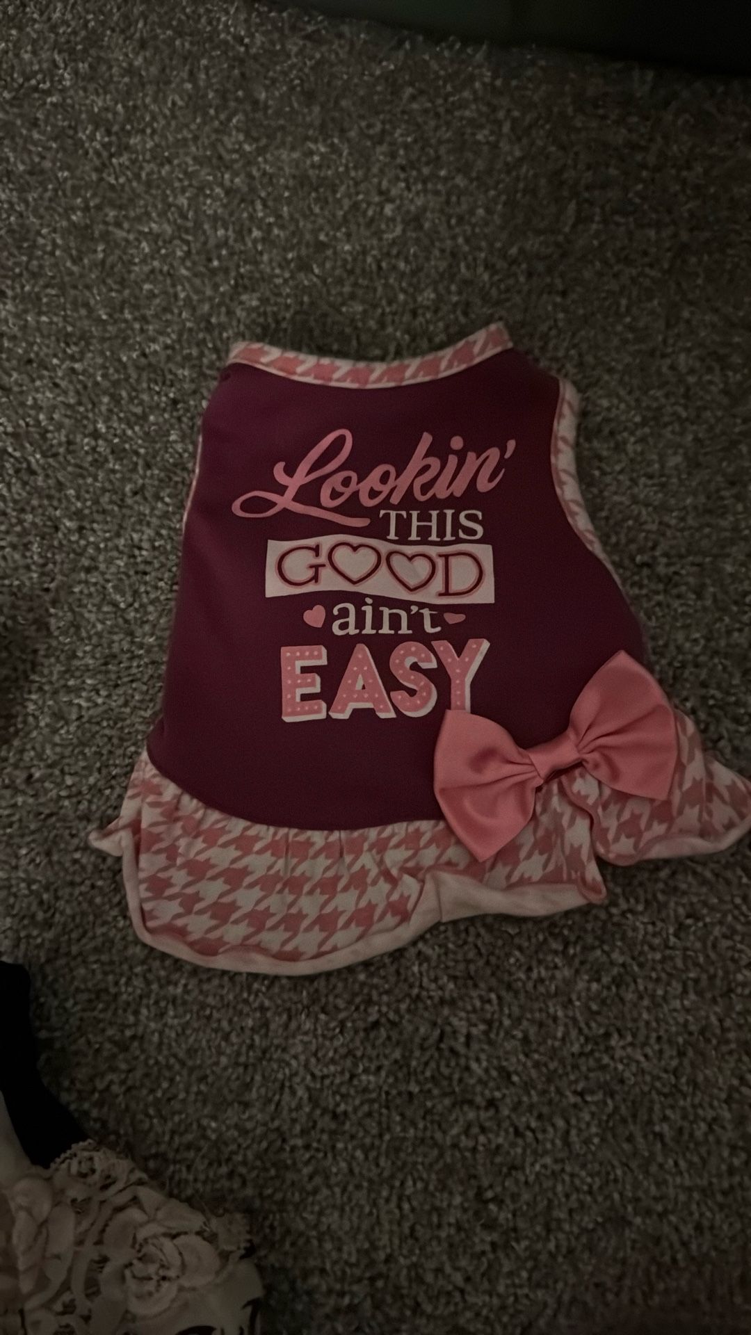 Pink And purple Dress For Dogs