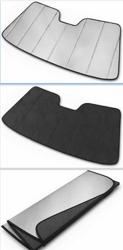 Autotech Park Foldable Sunshade Compatible with 2016-2026 Volvo XC90 SUV, Custom-fit Windshield Sun Shade