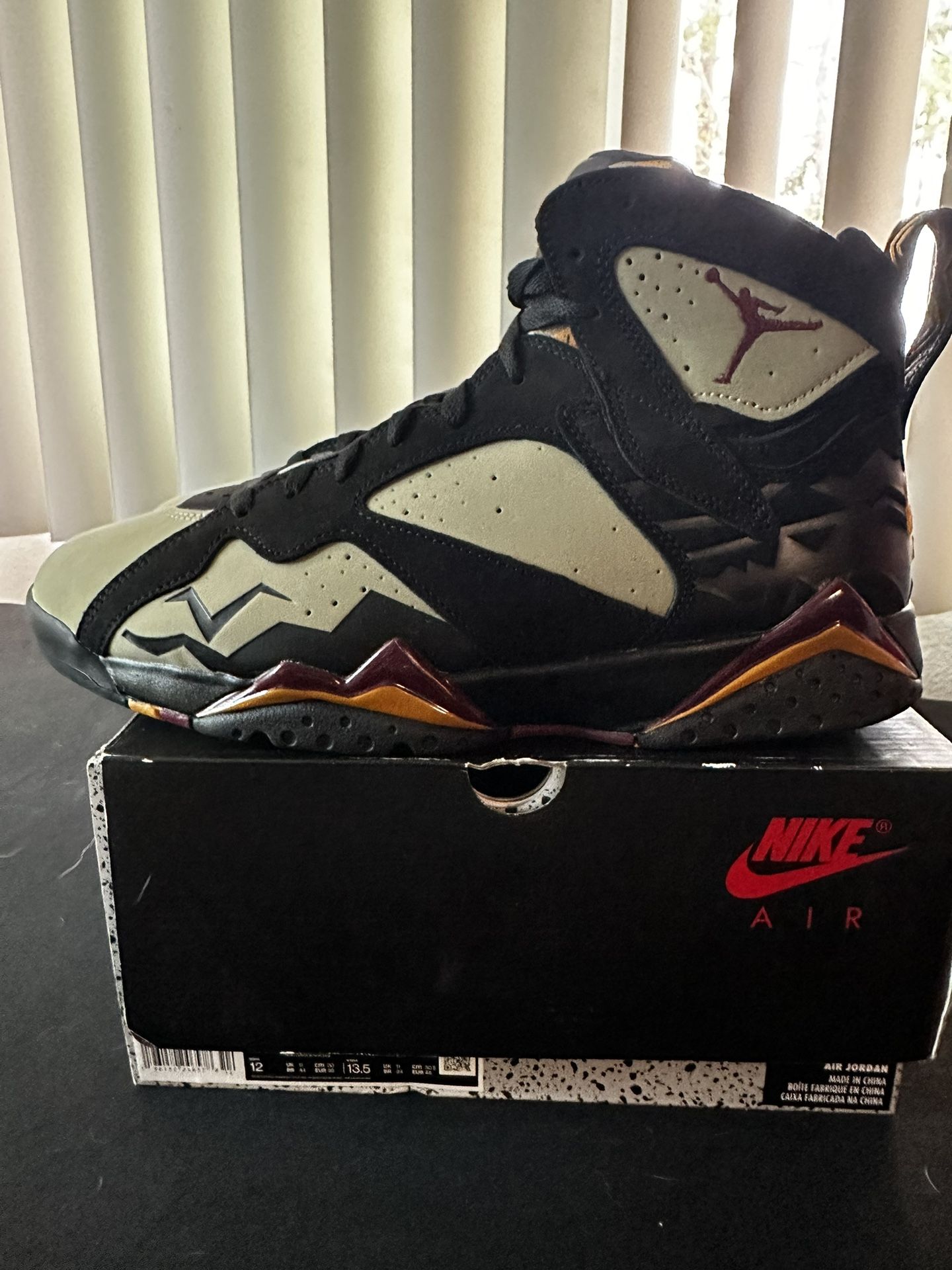 NIKE AIR JORDAN 7 Retro Black Olive MENS Size 12 