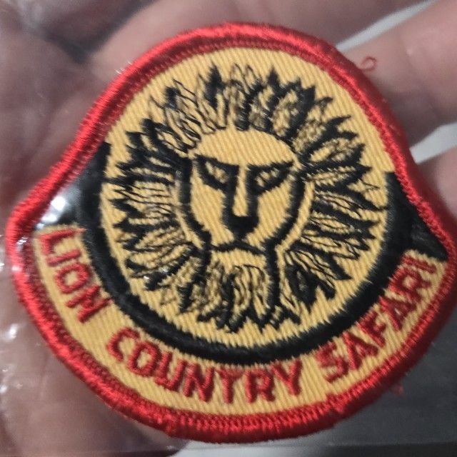 VINTAGE 1970s Lion Country Safari Patch