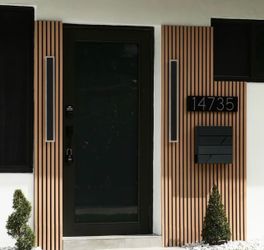 NEW N31.5 Inch Long Porch Lights Outdoor, Modern Outdoor Wall Light 3000K-6000K