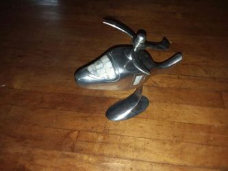 Vintage desktop helicopter paper weight