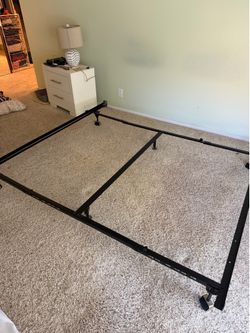 King Metal Bed frame. FREE