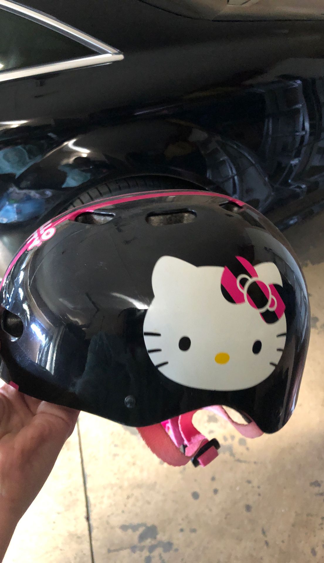 Kids hello kitty helmet