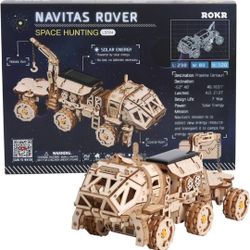NIB ROKR Navitas Rover Space Hunting 3D Puzzle Learning Build Kit Solar Powered