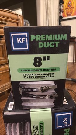8” vinyl ducting