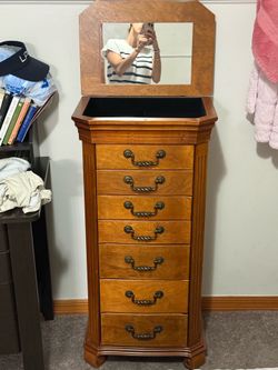 Jewelry Armoire, stand- alone jewelry organizer
