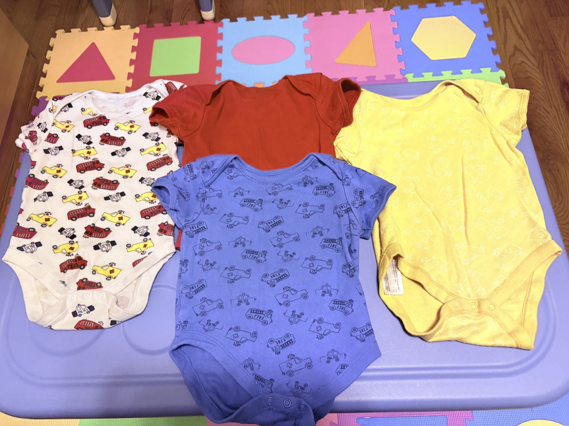 Baby Clothes 18-24 Months Bundle Of 4 Short Sleeved Bodysuits