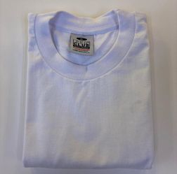 XL White Heavyweight Pro Club T-shirt
