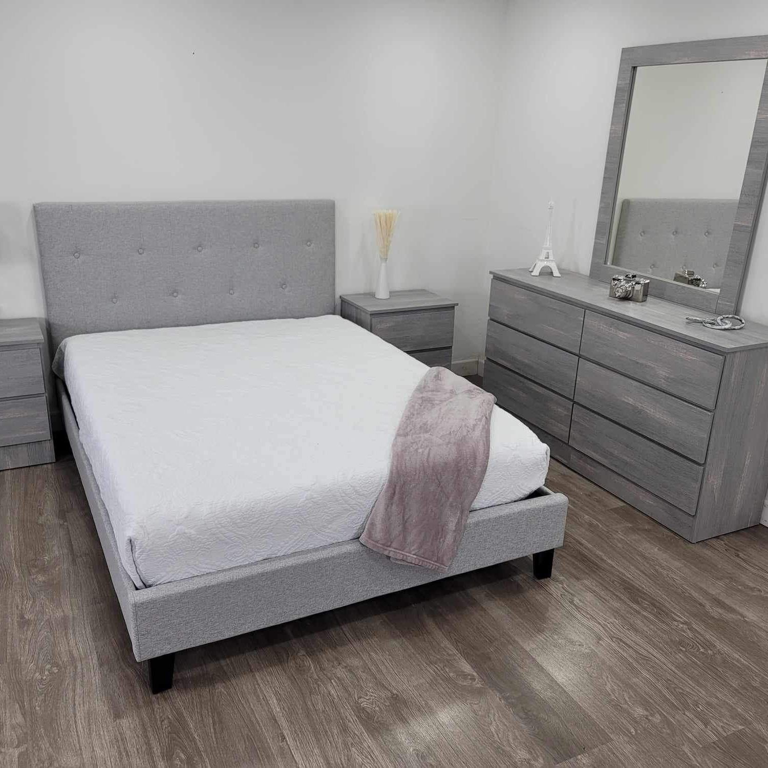 Brand New Bedroom Set with Mattress / Juego de Cuarto con Colchón Nuevo a Estrenar … Delivery 🚚 