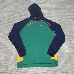 Men's Nike Dri-FIT Polyester Hoodie Stretch Pullover Multicolor Size Large