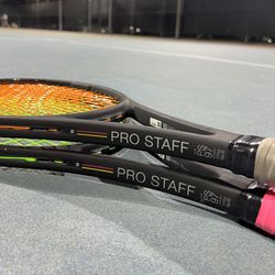 2 Wilson Pro Staff 97 V13 Tennis Rackets Thumbnail