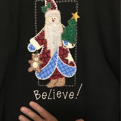 Santa Claus sweatshirt extra large 80% cotton 20% polyester