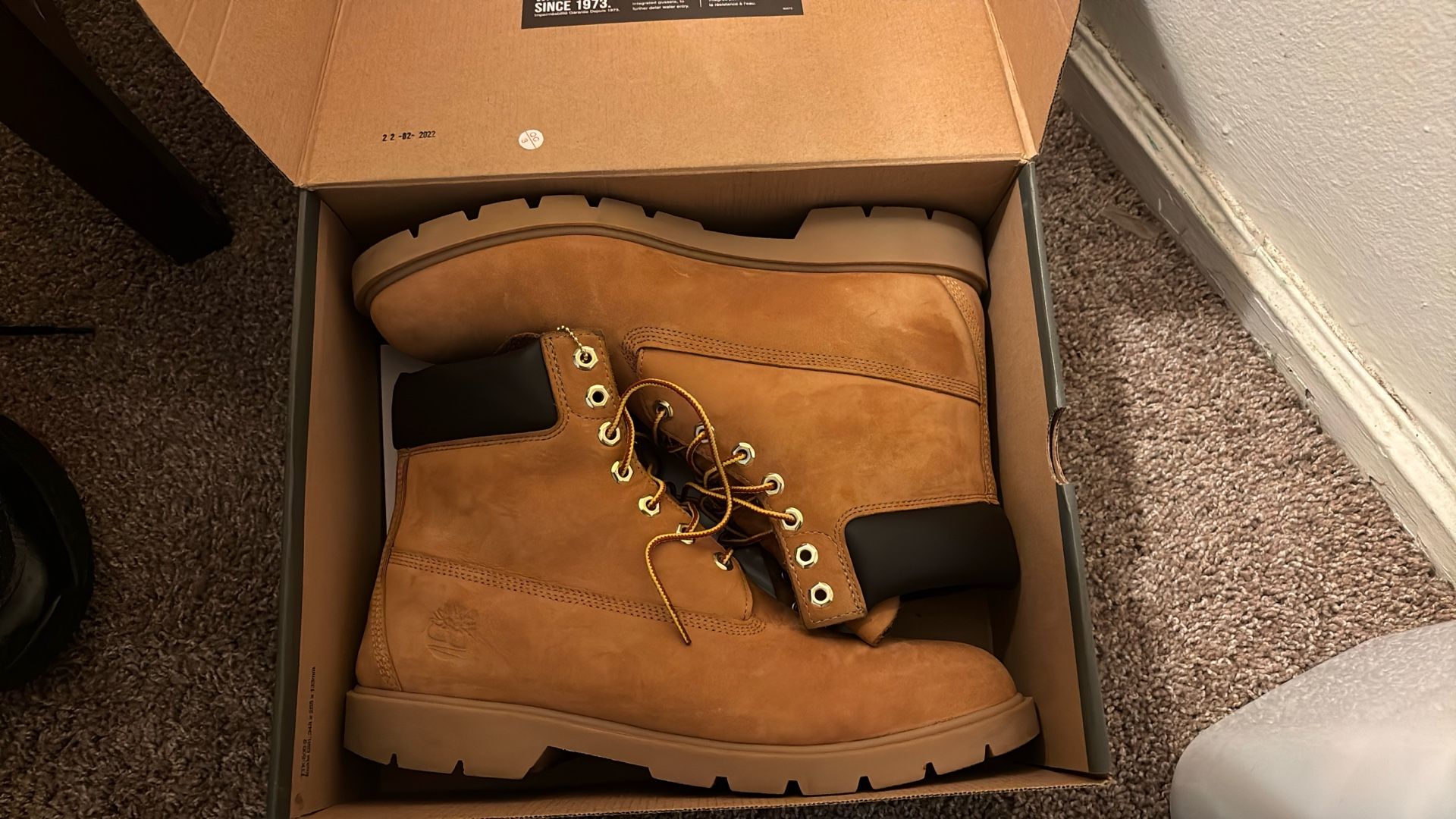 Tan High top Timberland Boots. Size 13. Gently Used. $100