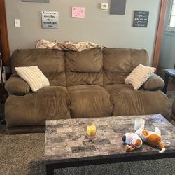 Reclinable Couch And Loveseat