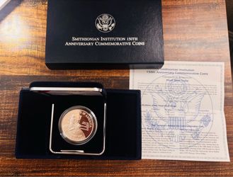 Smithsonian Institution 150th Anniversary Commemorative Coin