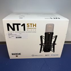 RODE NT1 5tAh-Generation Large-Diaphragm Microphone
