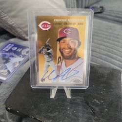 Chuckie Robinson  Topps Chrome Rookie Auto Baseball Card/taking Offers 