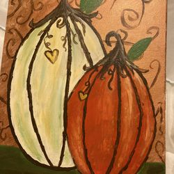 Pumpkins  Canvas Painting 