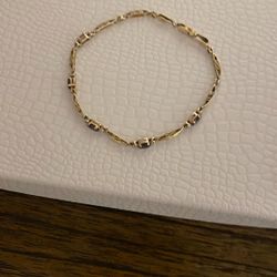 Bracalet Real Gold No Fake Whith Diamonds