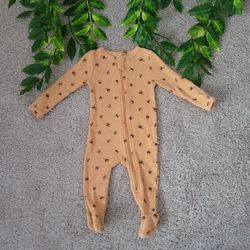 Unisex Baby Acorn Footie/Sleeper (3-6 Months)