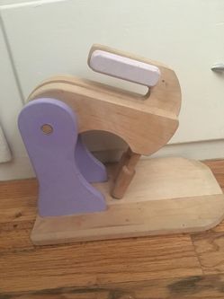 Wooden mixer toy