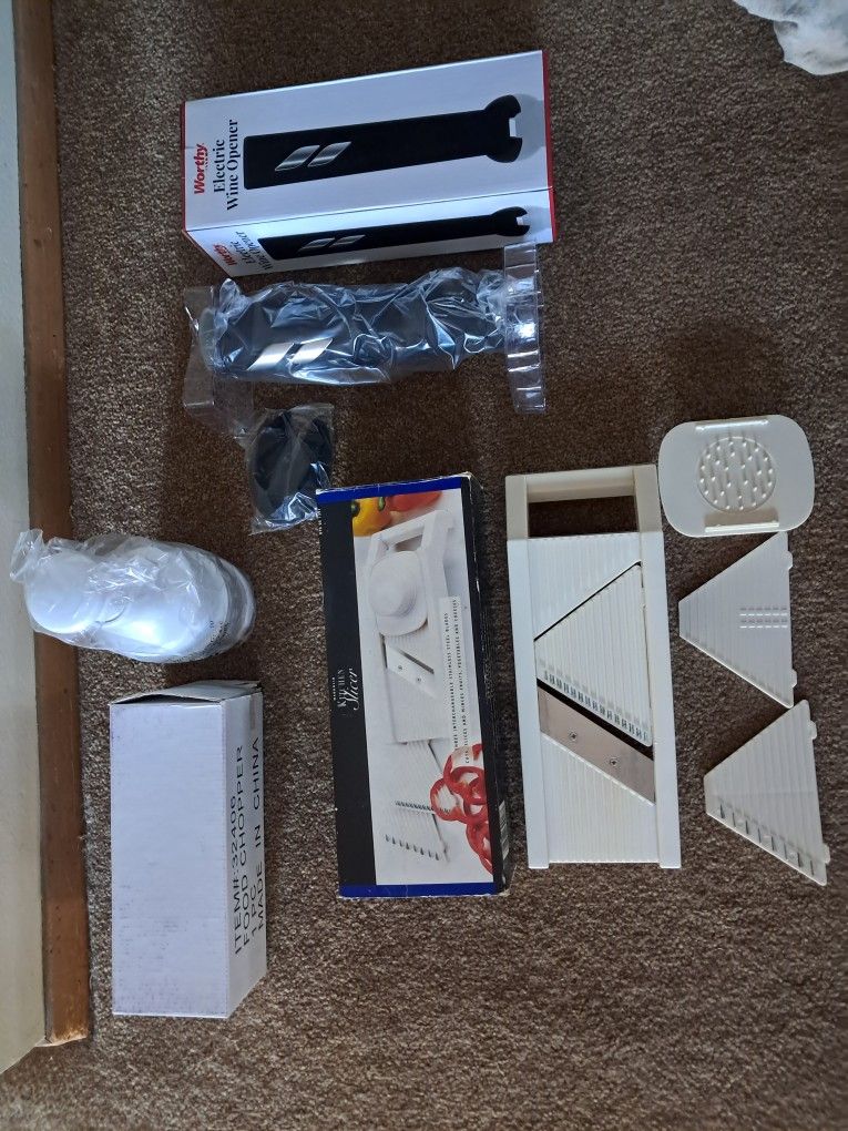 New Slicer, Chopper & Wine Bottle Openers