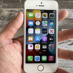 iPhone SE 64GB Unlocked For Any Carrier W/ New Tempered Glass Screen Protector 