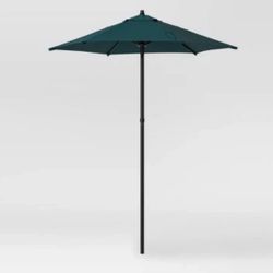 6 Ft Outdoor Patio Green Umbrella 