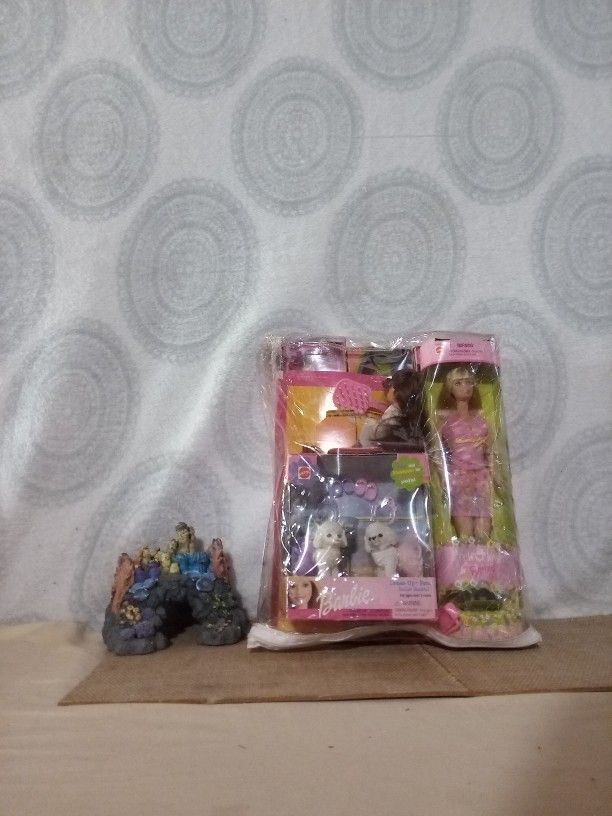 Flower Barbie Doll Set In Bag My Little Mermaid Ceramic Sculpture