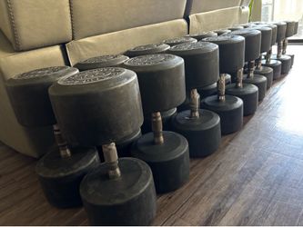 HAMPTON urethane DURA-PRO dumbbell weights PLEASE READ DESCRIPTION AT THE BOTTOM FOR PRICING 👇👇👇