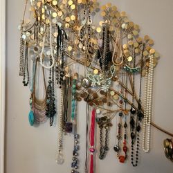 Jewelry Tree, With Necklaces