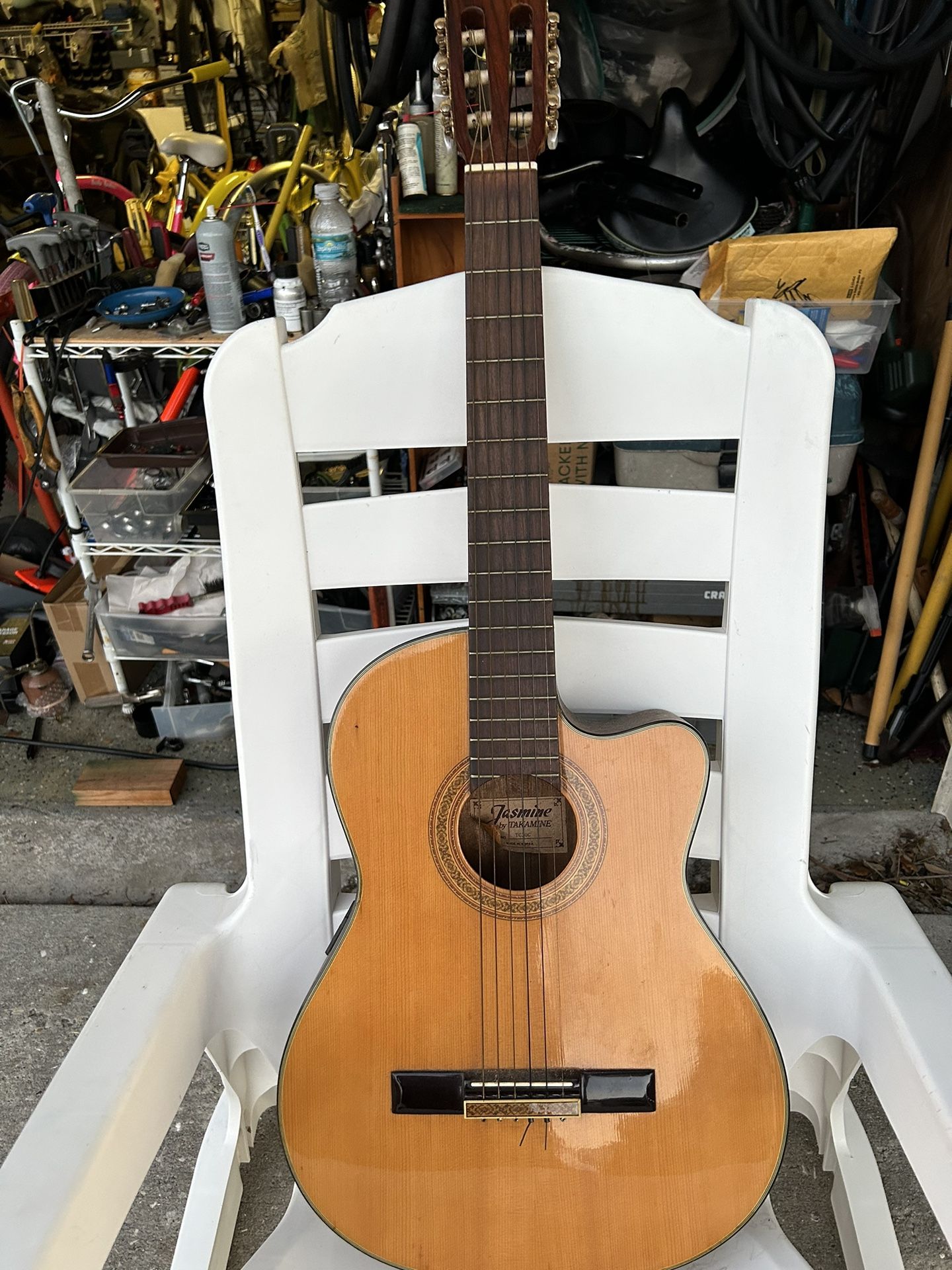 Jasmine by Takamine TC30C Classical Acoustic-Electric Guitar