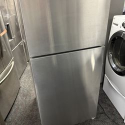 Amana Stainless Steel Apartment Size Refrigerator