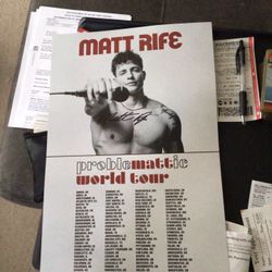 Matt Rife Signed proble-Matt-ic World Tour Poster