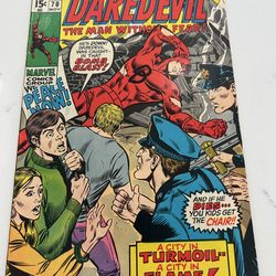 Daredevil 67 Marvel Comics Stilt-Man App Early Bronze Age 1970 FN/VF  Top of the book has a tiny chip